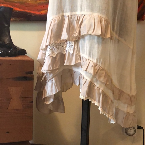 NWOT Johnny Was Ruffle hem dress - Picture 3 of 9